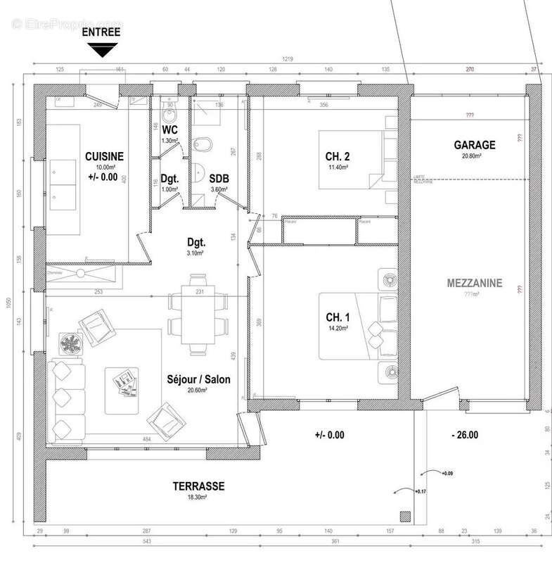 Maison à LEGE-CAP-FERRET