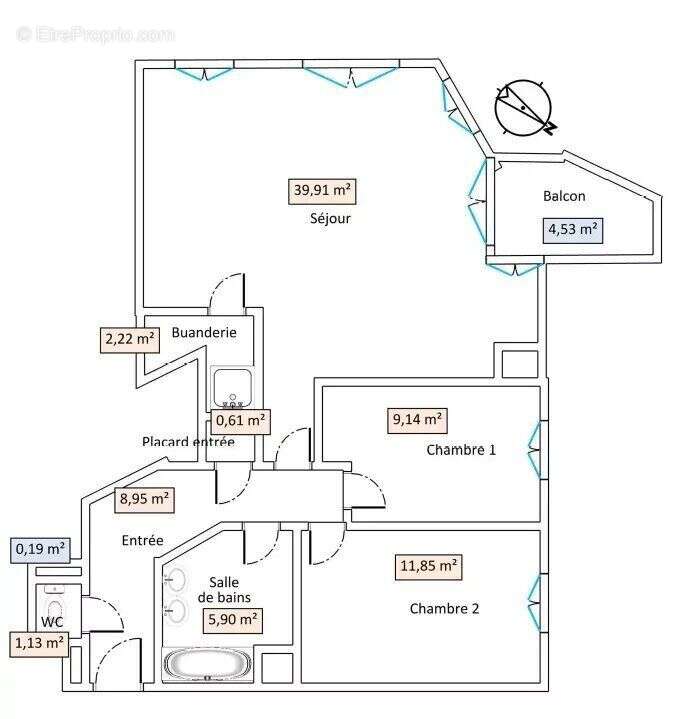 Appartement à ASNIERES-SUR-SEINE