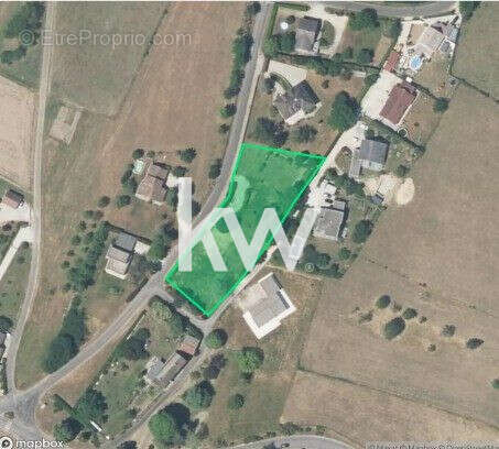 Vue satellite - Terrain à MONTAGNEY