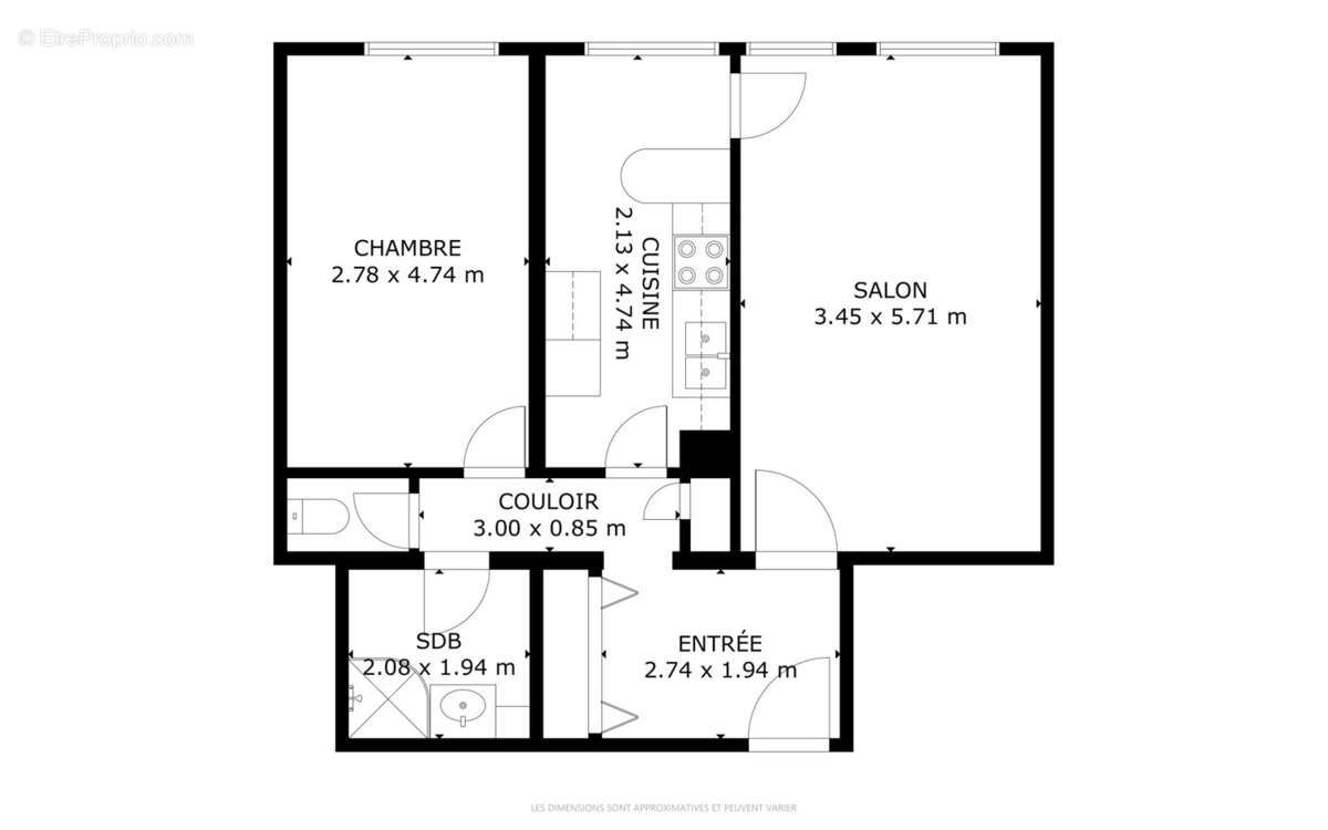 Appartement à PARIS-13E