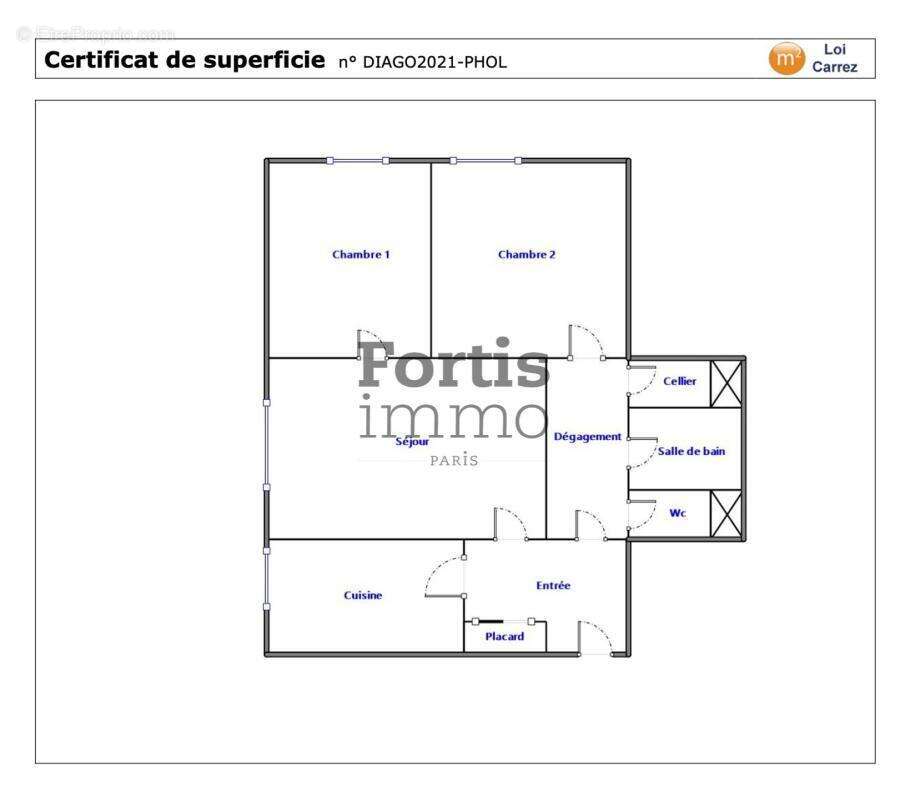 Appartement à PARIS-19E