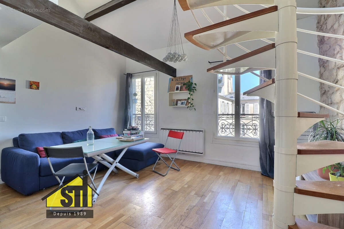 Grand 2 pièces Paris XIV en duplex dernier étage 50,5m2 - photo 8