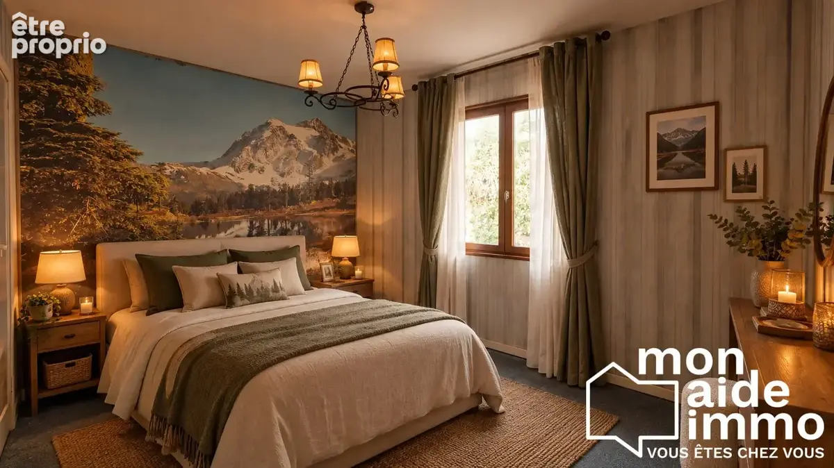 Chambre Alpine avec IA
