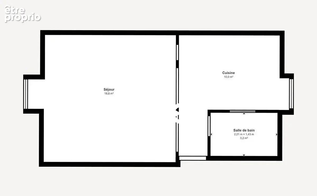 Exlusivite a vendre brest rive droite appartement t1 30.32m² - photo 13