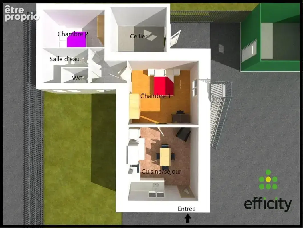 Maison 3 pièces 50 m² à vendre à Saint-Jean-Sur-Vilaine (35220) - photo 3