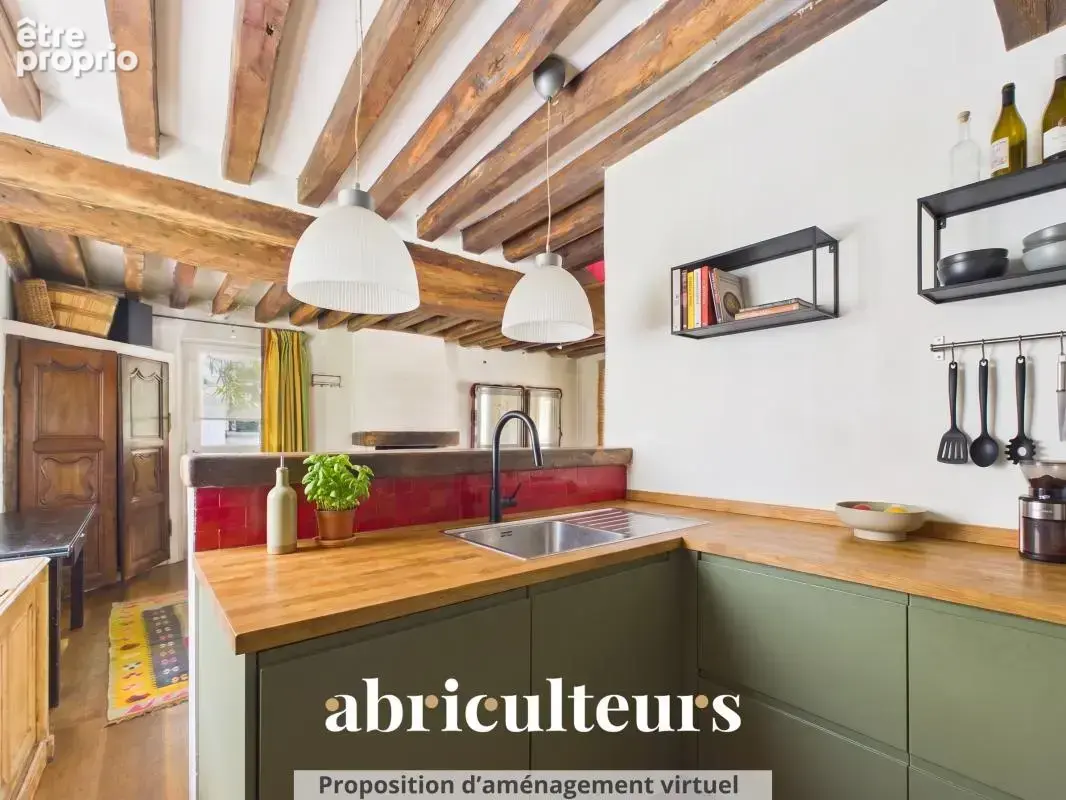 Maison Historique de Charme 103 m² – Cour Pavée & Terrasse – en vente à Le Pecq (78230) - photo 5