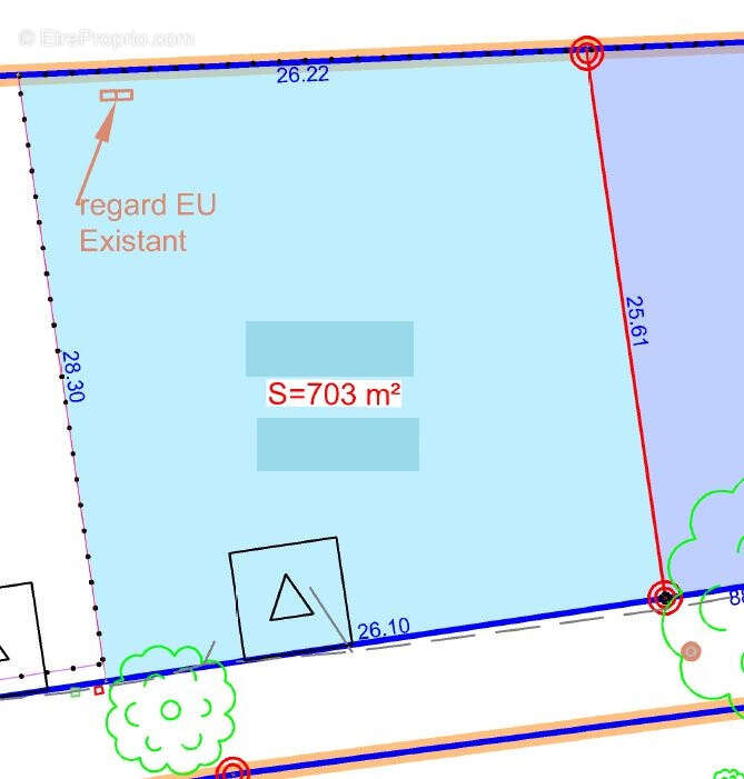 Terrain à DREMIL-LAFAGE