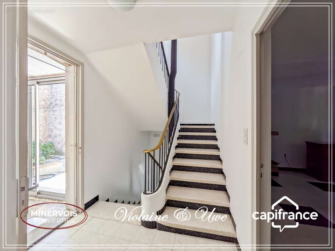 Maison en pierre rénovée avec grand garage, terrasse, cour et terrain – Siran (34210) - photo 13