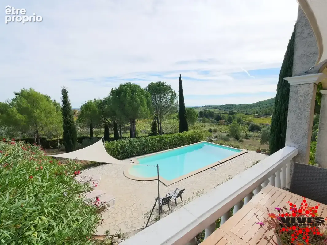 Villa de plain-pied avec piscine et vue exceptionnelle sur les collines du Minervois - photo 4