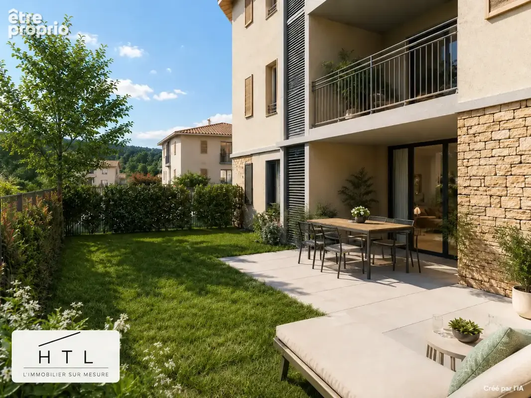 Appartement T3 avec jardin exposé sud à Marcilly-d'Azergues - photo 2
