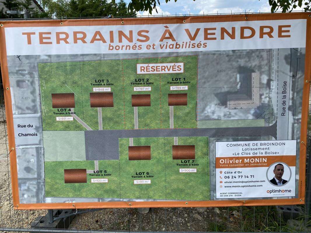 Au calme, cœur de village, terrain constructible et viabilisé de 848 m2 - photo 6