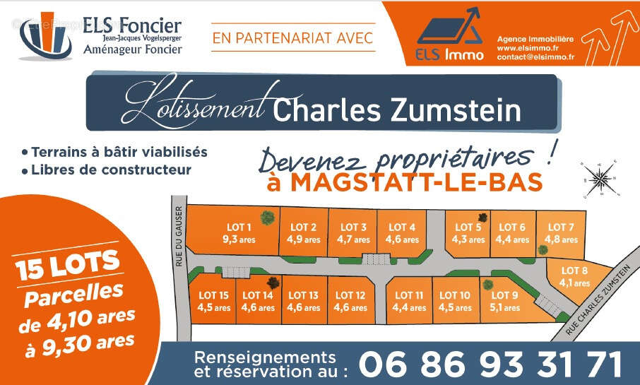 Terrain 410 m2 Magstatt-le-Bas - photo 6