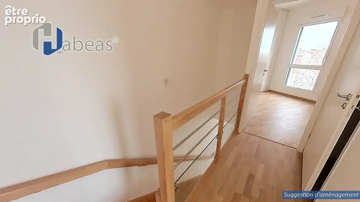 T4 Duplex de 95,42m² avec balcon de 11,87m² - photo 6