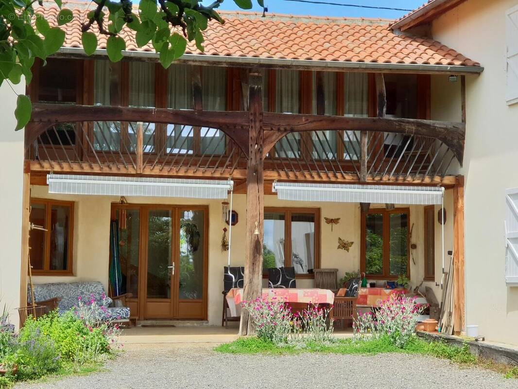 F summer terrace balcony - Maison à TRIE-SUR-BAISE