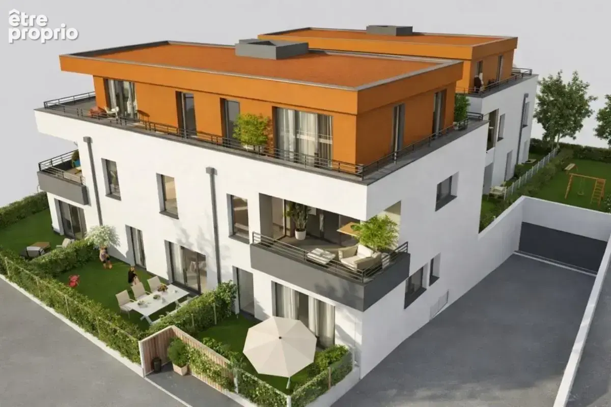 HAGUENAU 3P 74 m2 en rez de jardin avec 199 m2 de jardin cloturé - photo 2