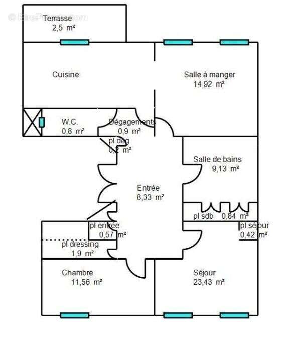 Appartement à MARSEILLE-1E