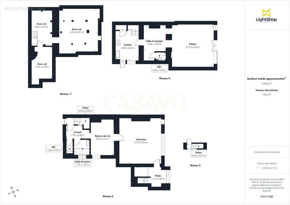 Appartement à PARIS-1E