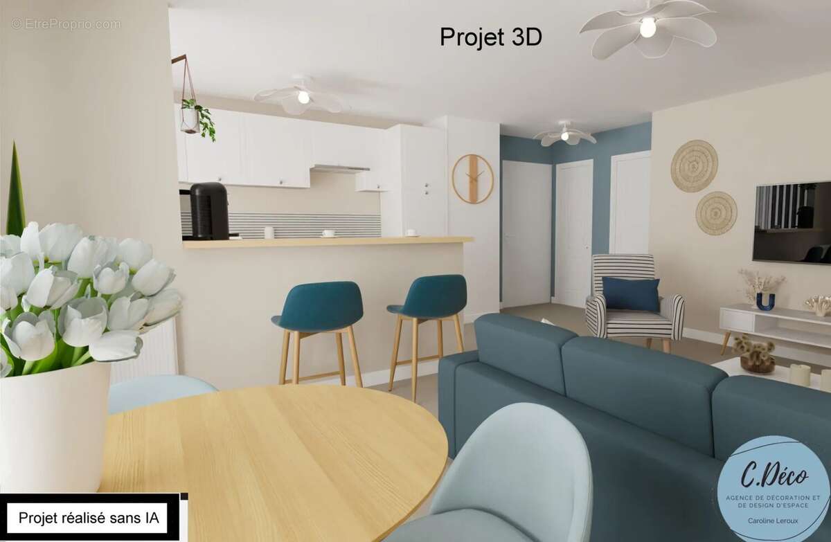 Appartement à JOUY-LE-MOUTIER