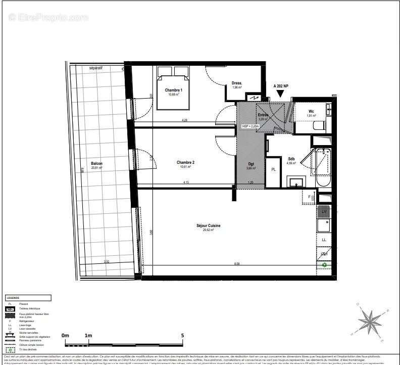 Appartement à VILLENEUVE-LOUBET