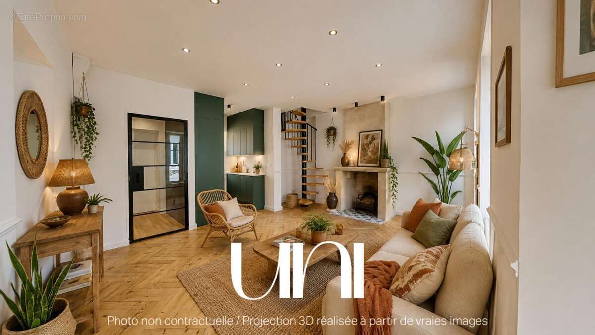 Duplex 3 pièces entièrement rénové avec place de parking - Bayeux - photo 2