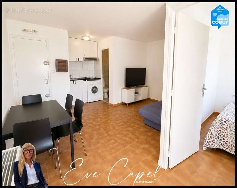 Appartement à vendre 2 pièces LE CAP D'AGDE (34) -  Appartement avec 1 chambre, terrasse couverte + parking privatif  Secteur Mô - photo 8