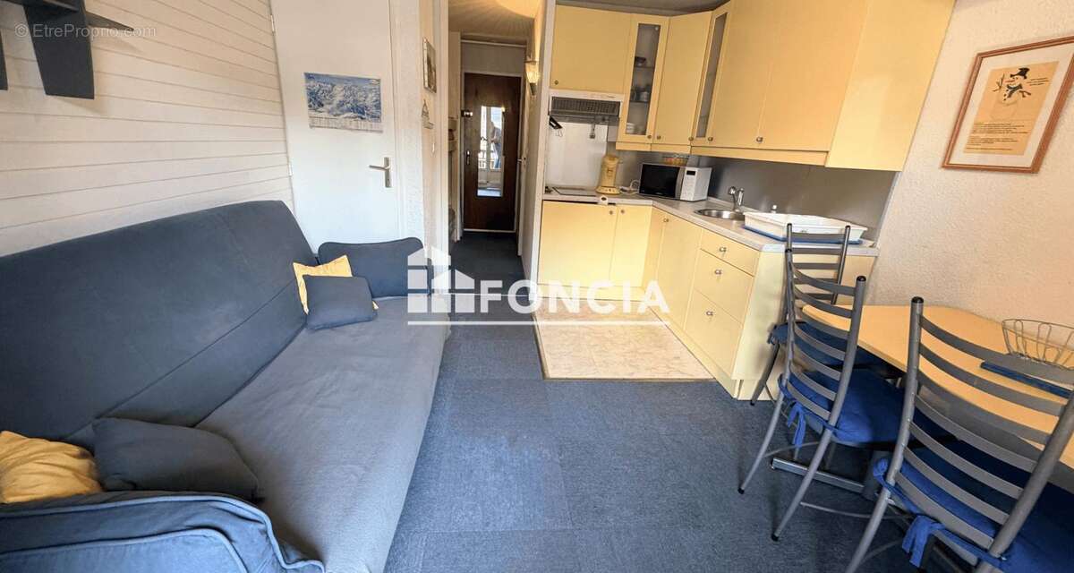 Les clarines - studio 4 couchages coin montagne + balcon - photo 2