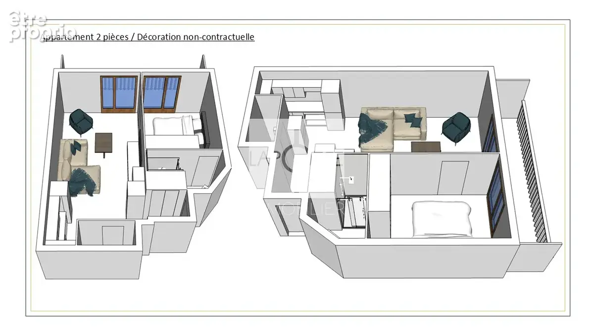 Appartement 2 pièces 37m2 meublé à Saint-Jean-de-Sixt - photo 14