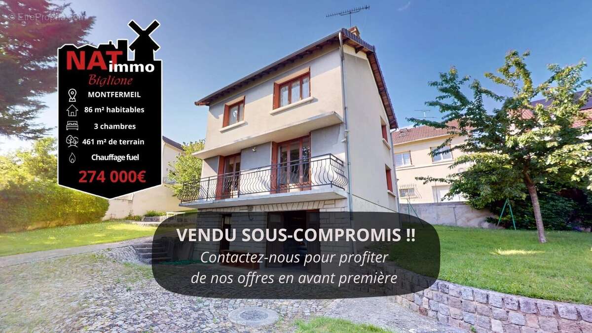 Maison à MONTFERMEIL