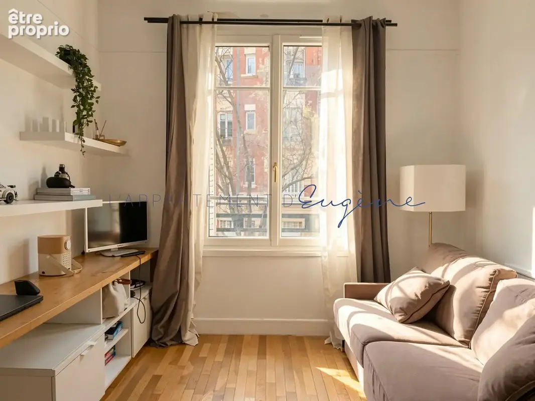 Studio lumineux   Ménilmontant / Saint-Maur   copropriété années 30 - photo 3
