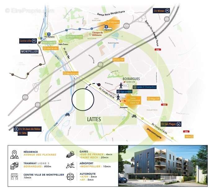 Appartement à LATTES