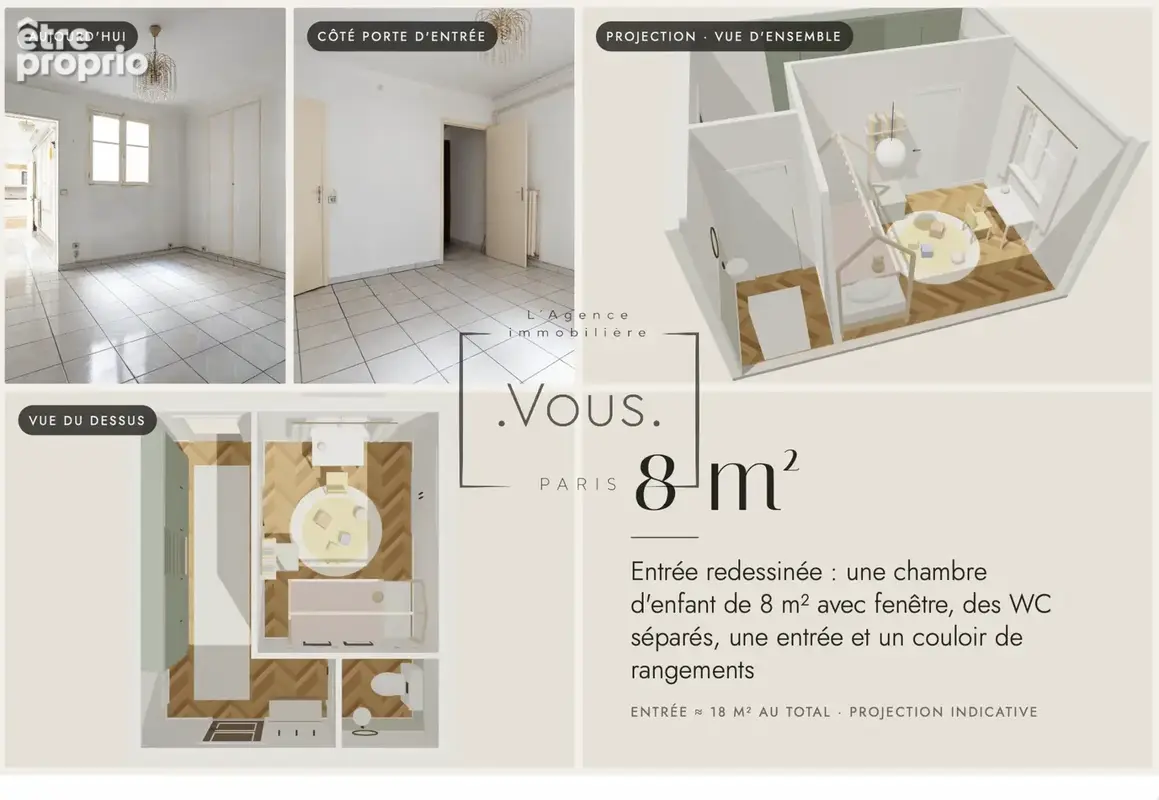 3/4  pièces avec potentiel de transformation, orienté Sud (Paris Xe) - photo 5