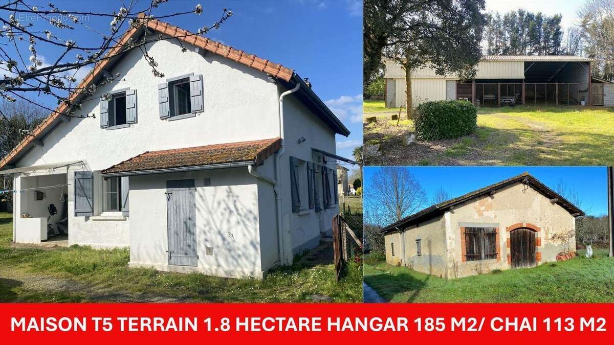 #maison #landes #hangar #dépendance #saint justin # - Maison à SAINT-JUSTIN