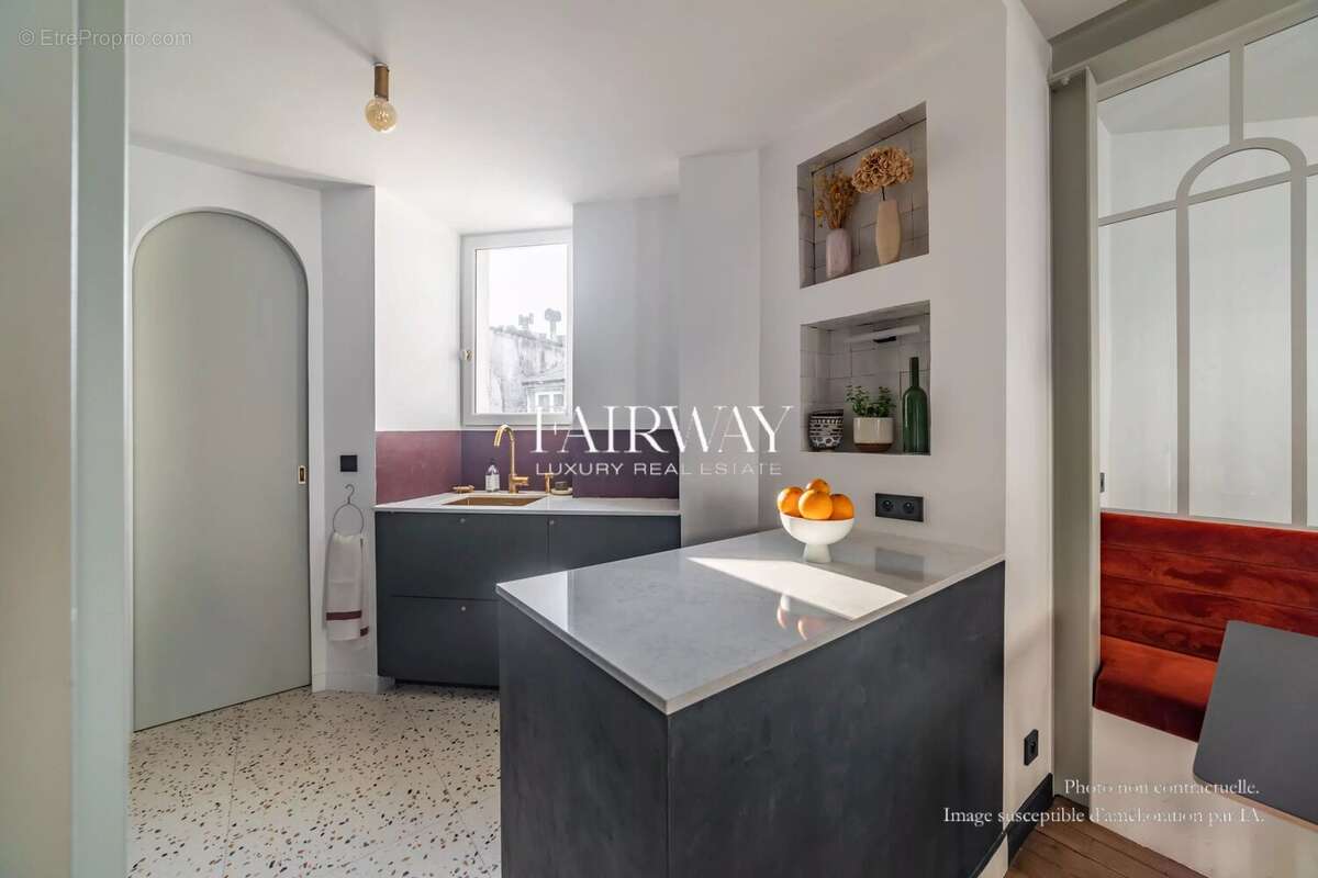 Appartement rénové par architecte Paris 2e - 64 m² - 2 chambres - Calme et lumineux proche rue du Nil - photo 9