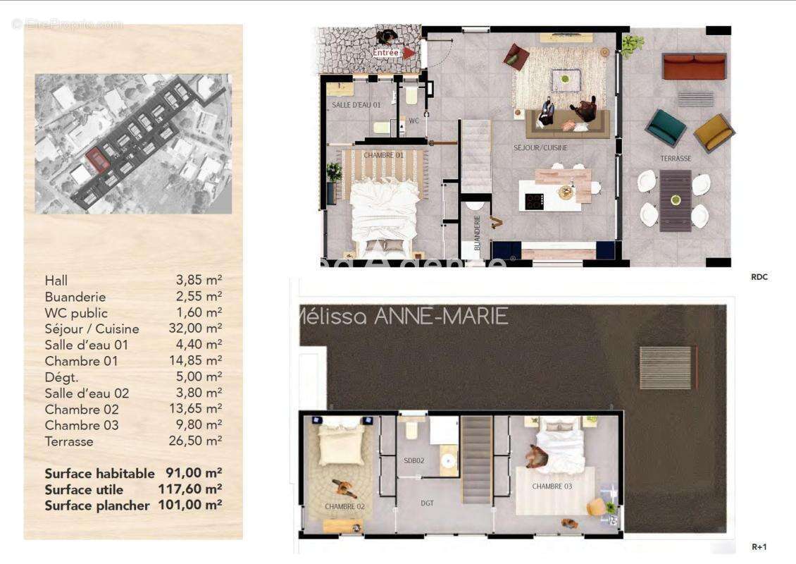 Villa contemporaine T4 (lot n°6) – Baie-Mahault - photo 3