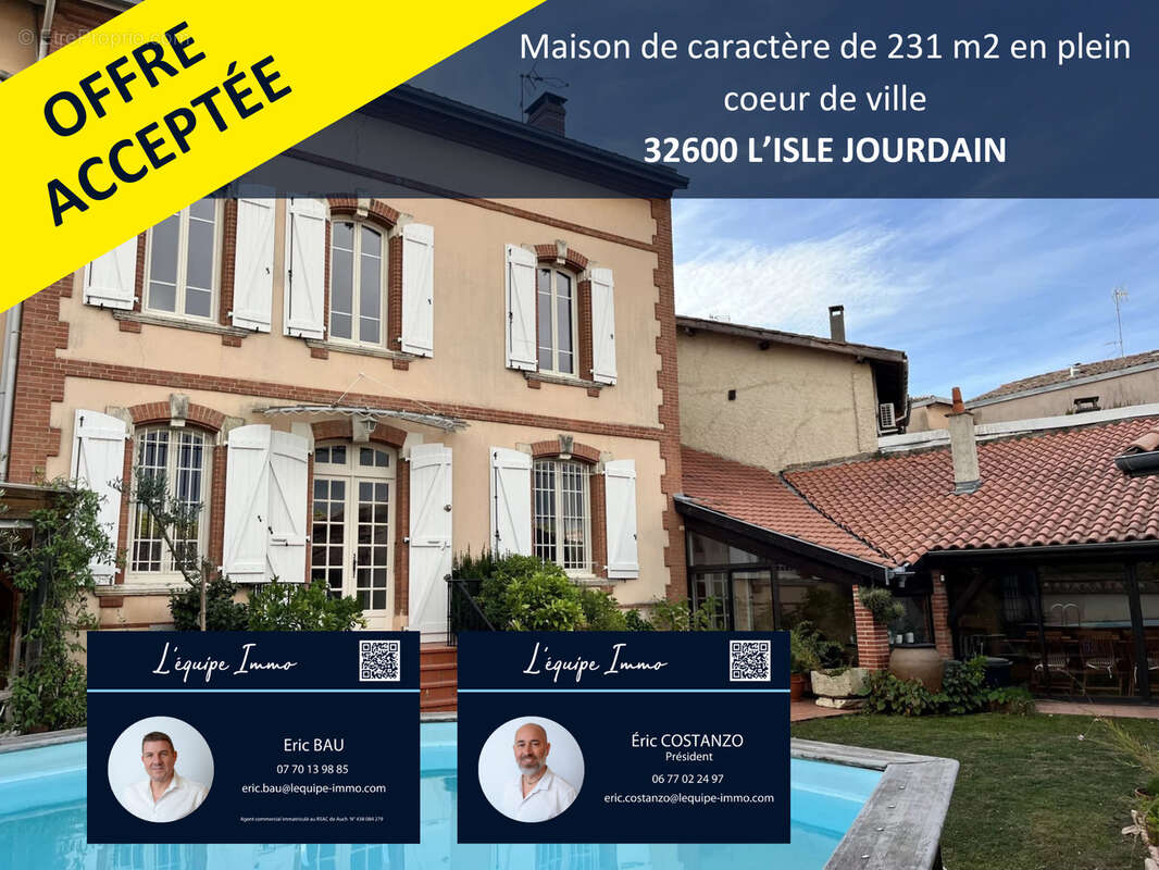 Maison à L&#039;ISLE-JOURDAIN