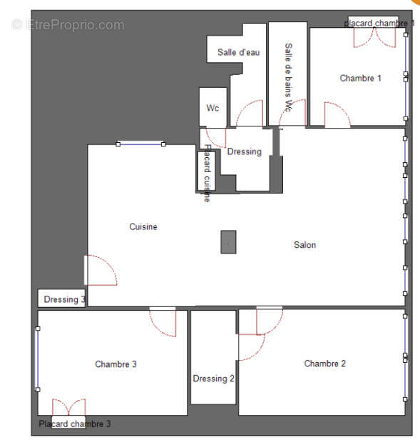 Appartement à PARIS-1E