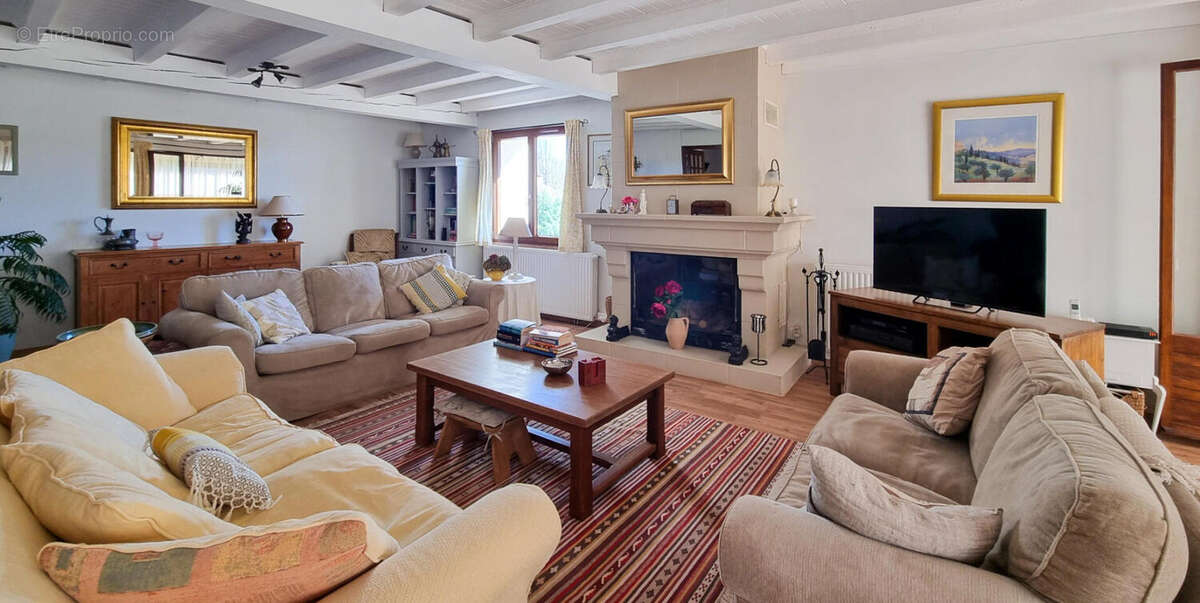 salon - Maison à LERAN