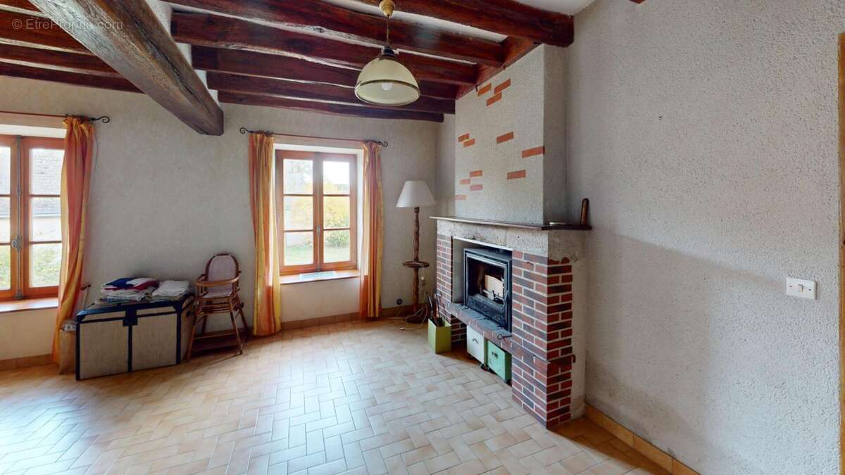 Maison de bourg en pierre   Saint-Lubin-en-Vergonois - photo 10
