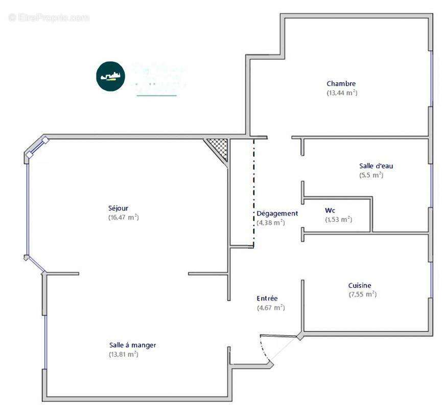 Appartement à PARIS-15E