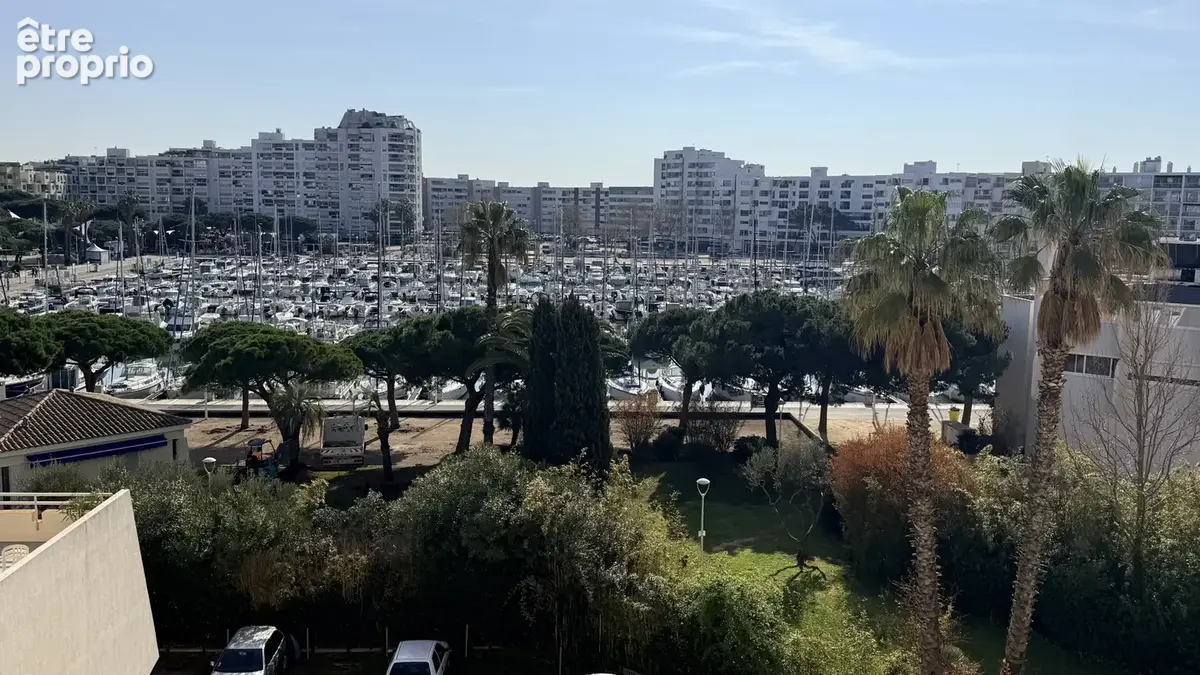 Carnon-plage f3 traversant avec terrasse vue port - photo 2