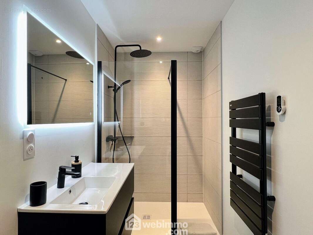 ... ainsi qu'une salle de douche avec WC séparés. - Maison à CHALONNES-SUR-LOIRE