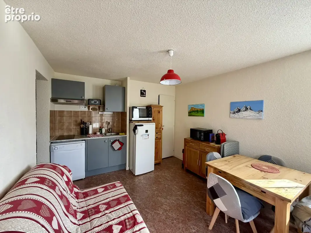 Dans une résidence au pied des pistes de ski et des commerces, venez découvrir ce bel appartement de 34m2, - photo 3