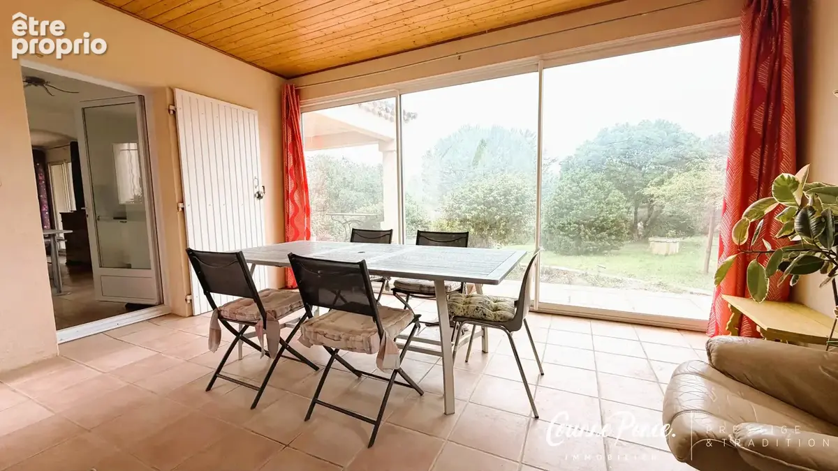 Nimes collines villa p5 studio garage mazet terrain arbore bel environnement corinne ponce immobilier - photo 15