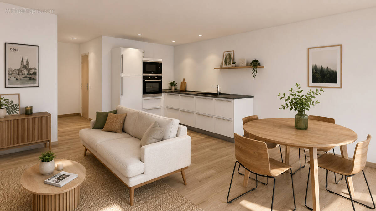 Appartement à VILLETTE-LES-DOLE