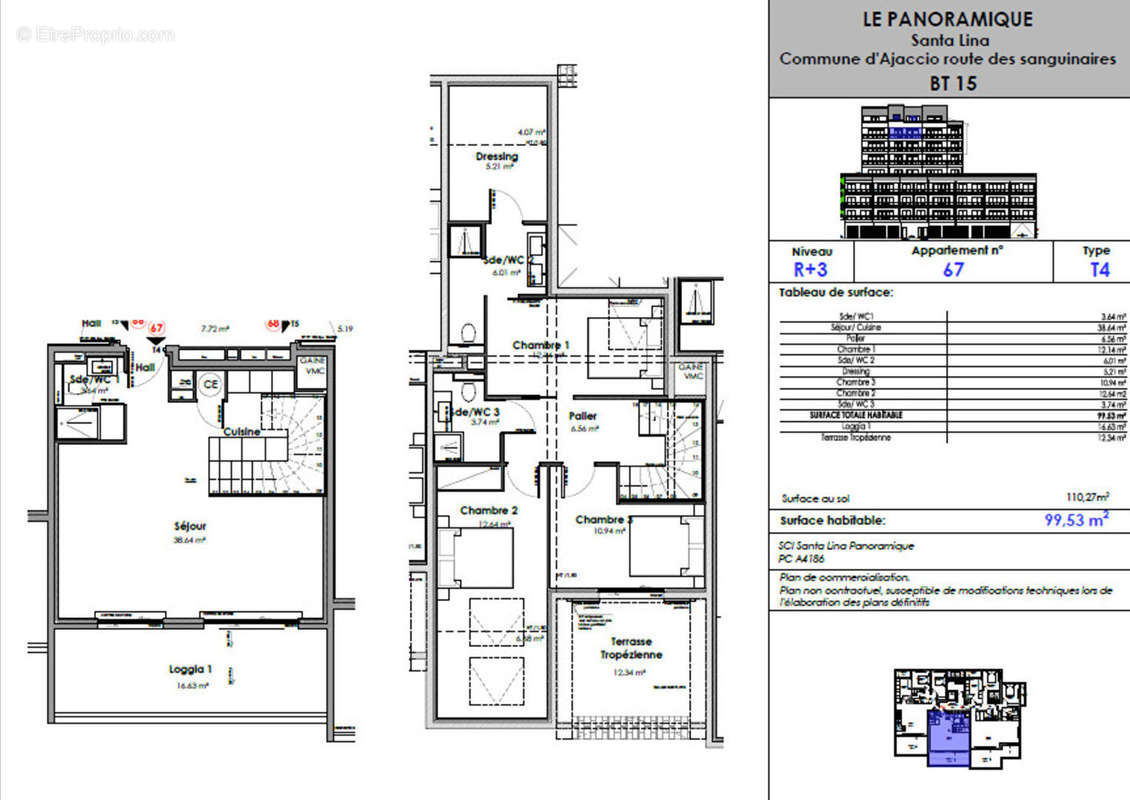 Appartement à AJACCIO