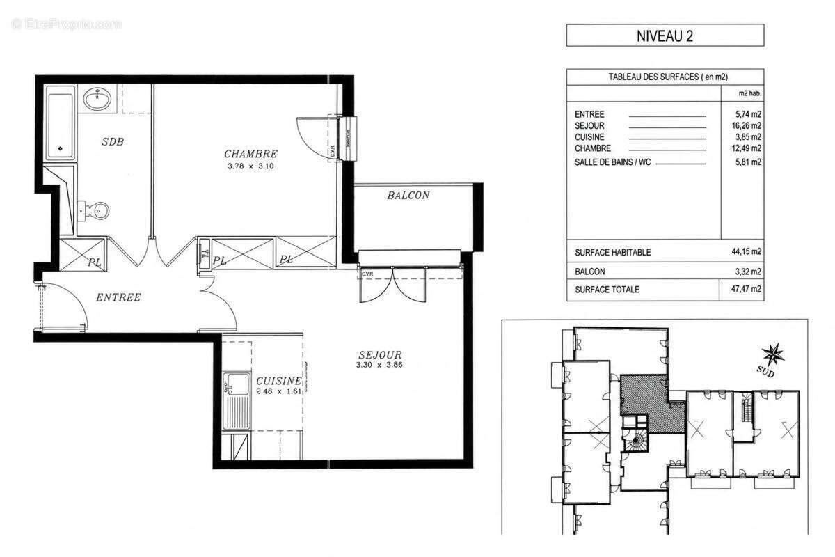 Appartement à ARGENTEUIL