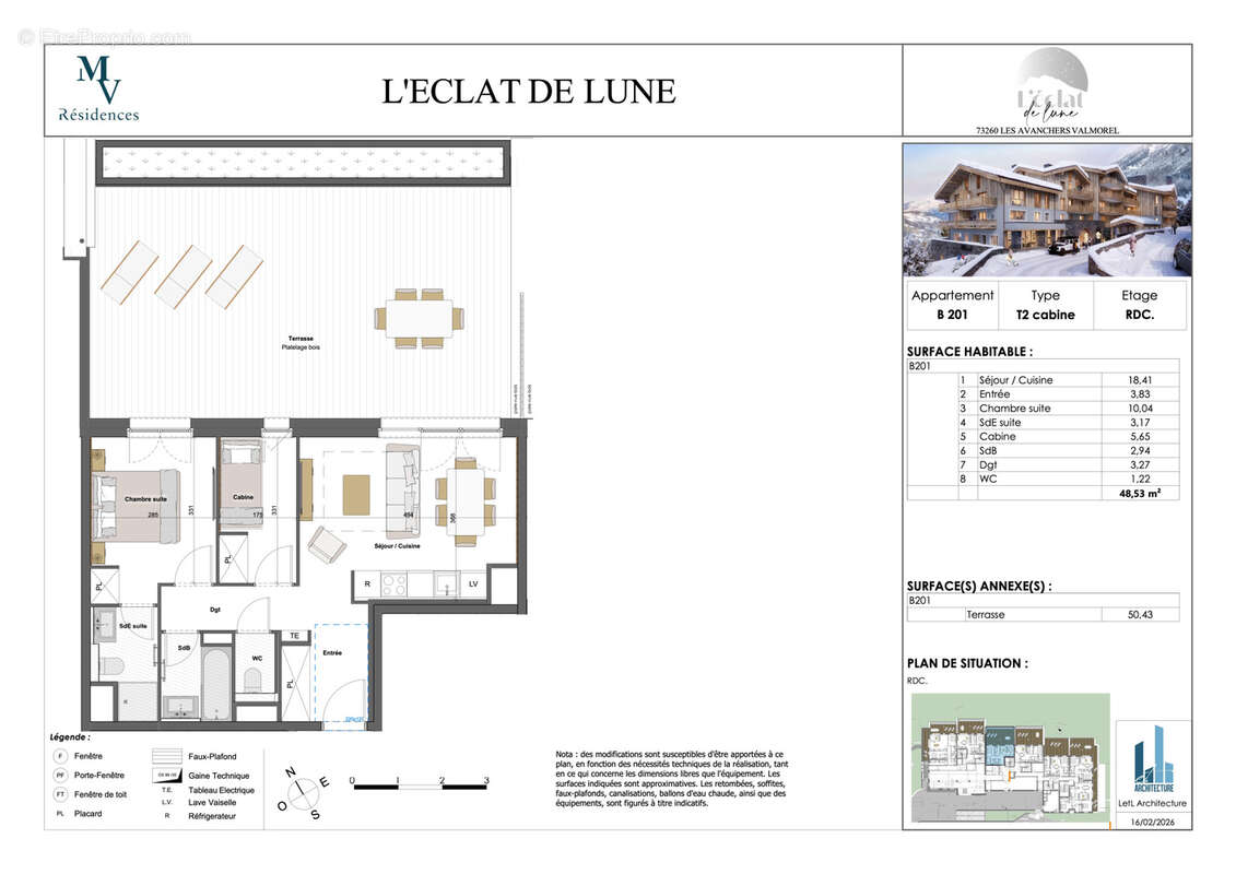 Appartement à LES AVANCHERS-VALMOREL