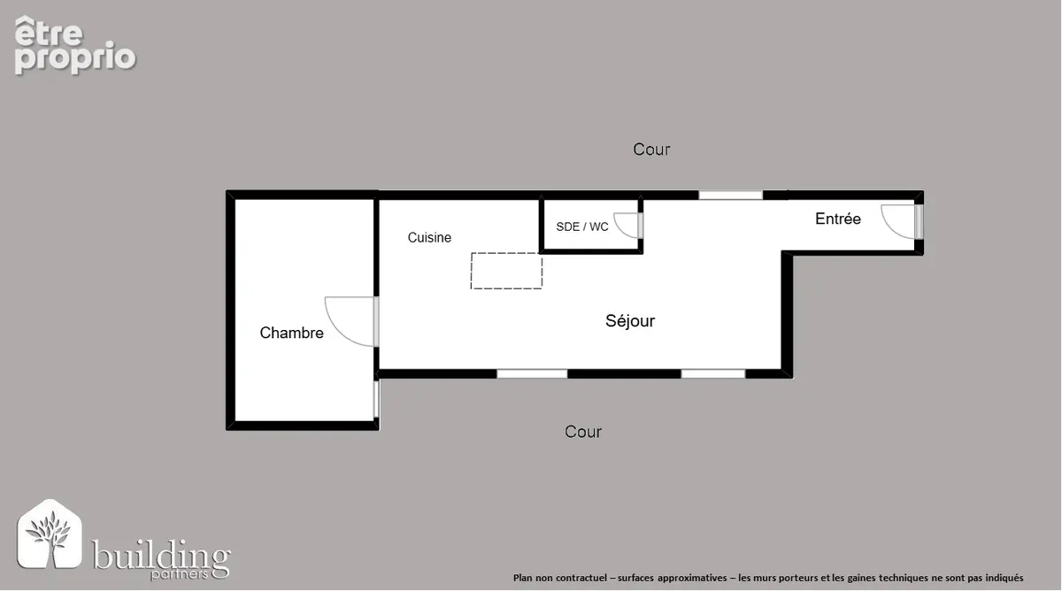 Pereire Maillot Paris 17ème - Appartement 2 pièces 28,33 m² - photo 2