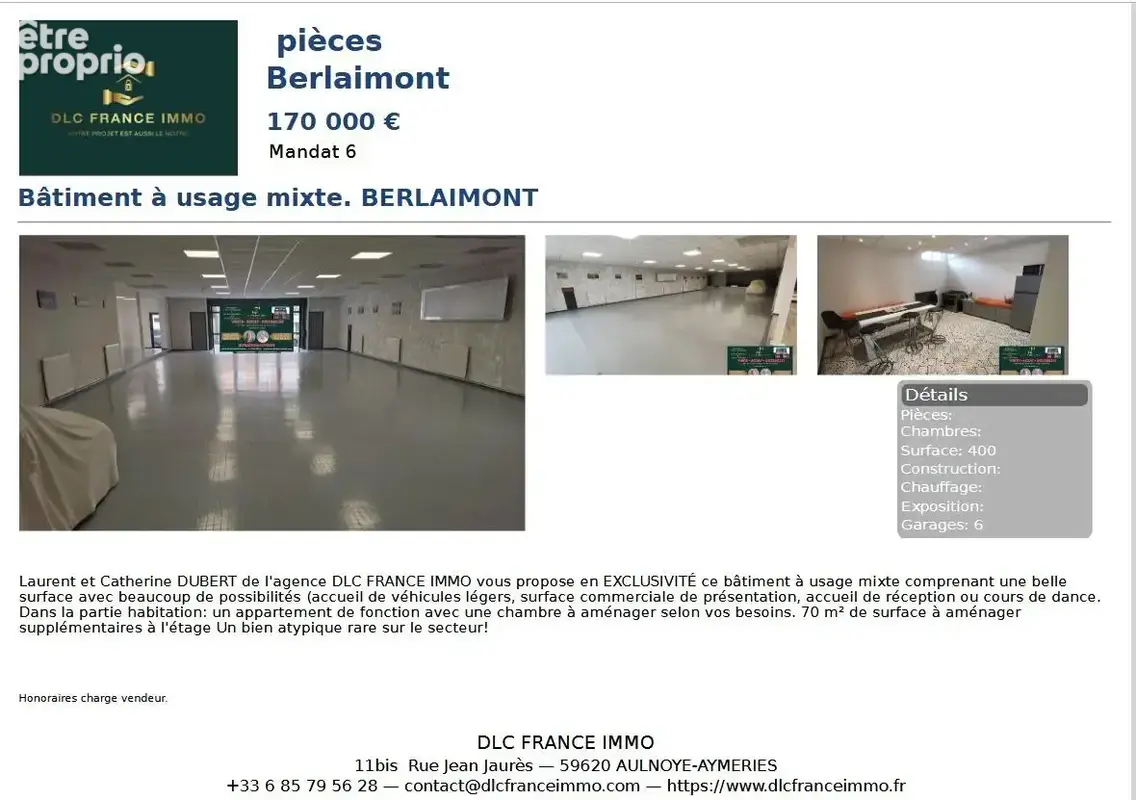 Photo 1 - Parking à BERLAIMONT