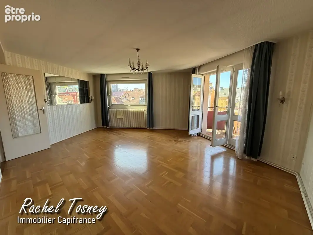 Appartement  belfort - beau potentiel pour ce t4 traversant de 94m² -  balcon et garage !! - photo 3